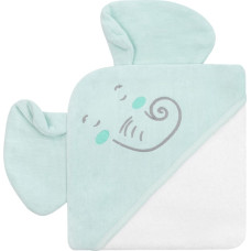 Hooded towel terry 90/90 cm Elephant Time