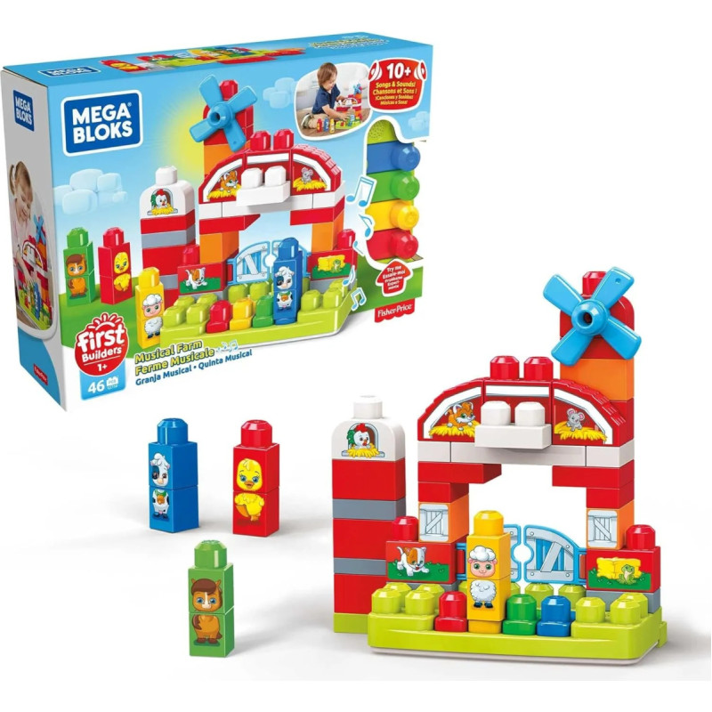 Mattel Mega Bloks Musical Farm GCT50