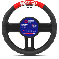 Sparco Чехол на руль, черный/красный