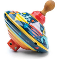 Svoora - Детская игрушка Волчок со звуком и деревянной ручкой - Конфетти