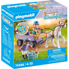 Playmobil HORSES OF WATERFALL Пони-карета 71496