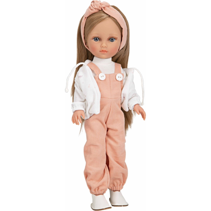 Arias doll in overalls, 36 cm