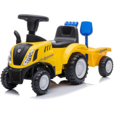 To-Ma Ride-on car- 658T -  TRACTOR with TRAILER - NEW HOLLAND - YELLOW