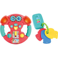 Playgo steering wheel with keychains, 2459