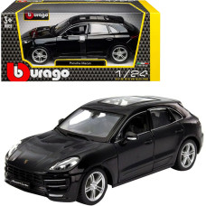 BBURAGO Модель автомобиля Porsche Macan чёрный 1:24