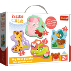 Trefl 36135 Puzzle Baby Classic Bobaskowe zwierzątka