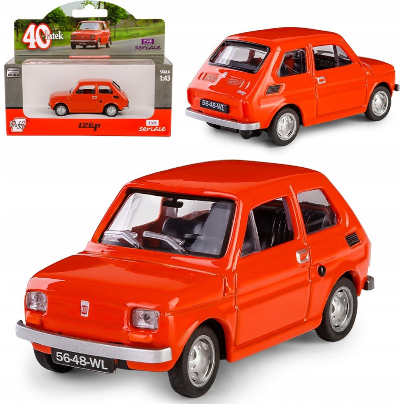 DAFFI FIAT модель автомобиля 126P 40-летие* 1:43