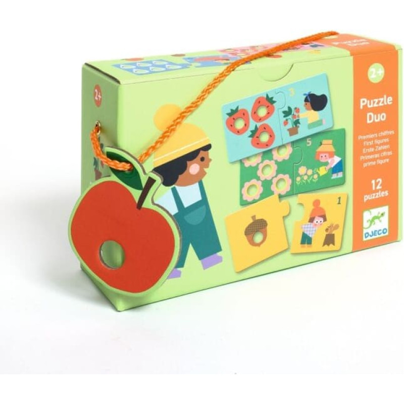 Djeco Duo Пазл - Первые числа (24 шт.)