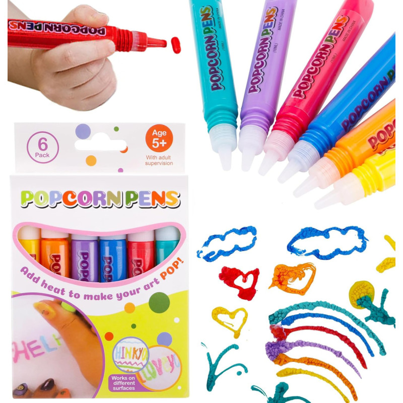 Маркеры Popcorn, 6 цветов