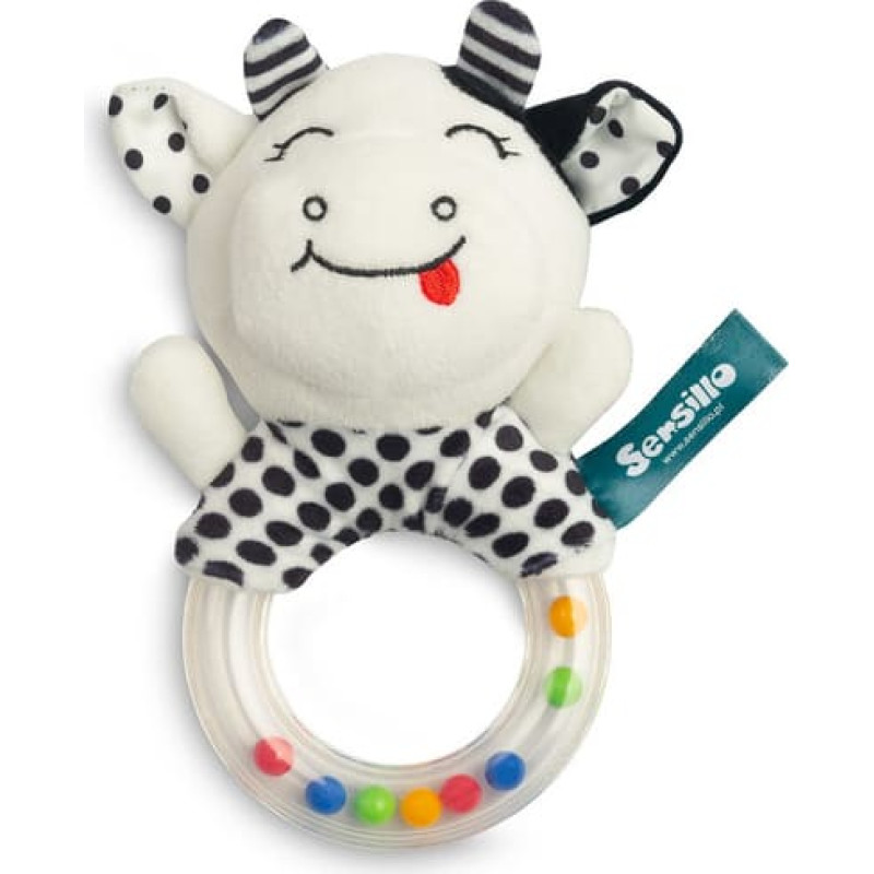 Sensillo BLACK&WHITE Погремушка COW