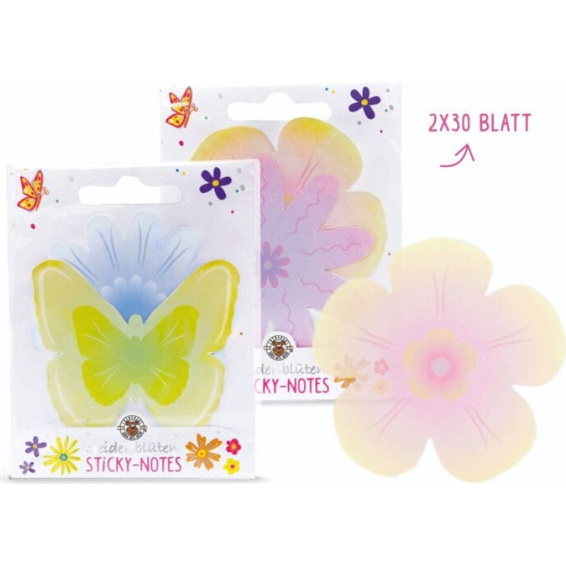 Trendhaus Good Feelings HF -  Липкие заметки из тканевой бумаги (1 набор, 2 дизайна)