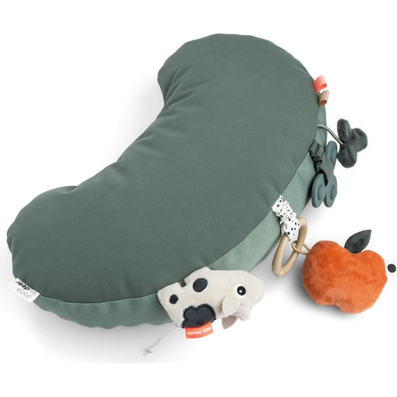 Done By Deer развивающая подушка Tiny farm Green