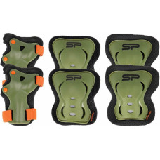 Spokey Set of protectors for children - 940935 - SHIELD - GREEN -  size L