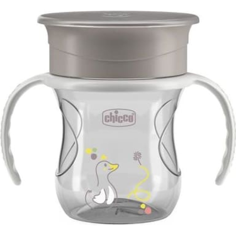 Chicco 180691 360 MUG FOR LEARNING TO DRINK 12+ GREY