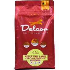 Delcon Grainfree food for small breed dogs with allergies MINI HYPOALLERGENIC with lamb / 3 kg