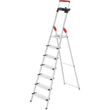 Hailo Лестница бытовая L85 ComfortLine / алюминий / 7 ступеньки