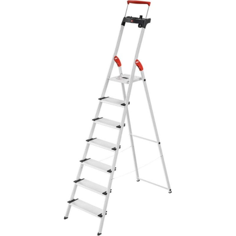 Hailo Лестница бытовая L85 ComfortLine / алюминий / 7 ступеньки