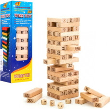 GRA WIEŻA DREWNIANA NATURALNA