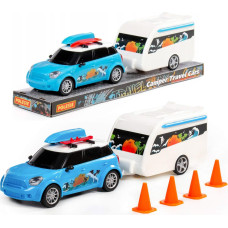 POLESIE AUTO Z PRZYCZEPĄ KAMPINGOWĄ