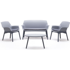 Bica Комплект садовой мебели Luxor Lounge Set светло-серый/серый