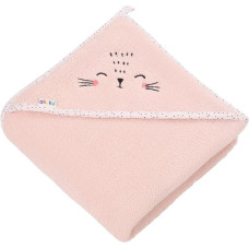 Akuku A0664 Ręcznik kąpielowy frotte z kapturkiem r&oacute;ż