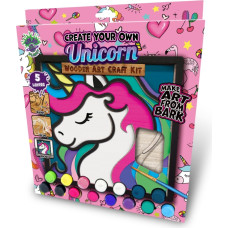 Splat Planet 3D wood art, Unicorn