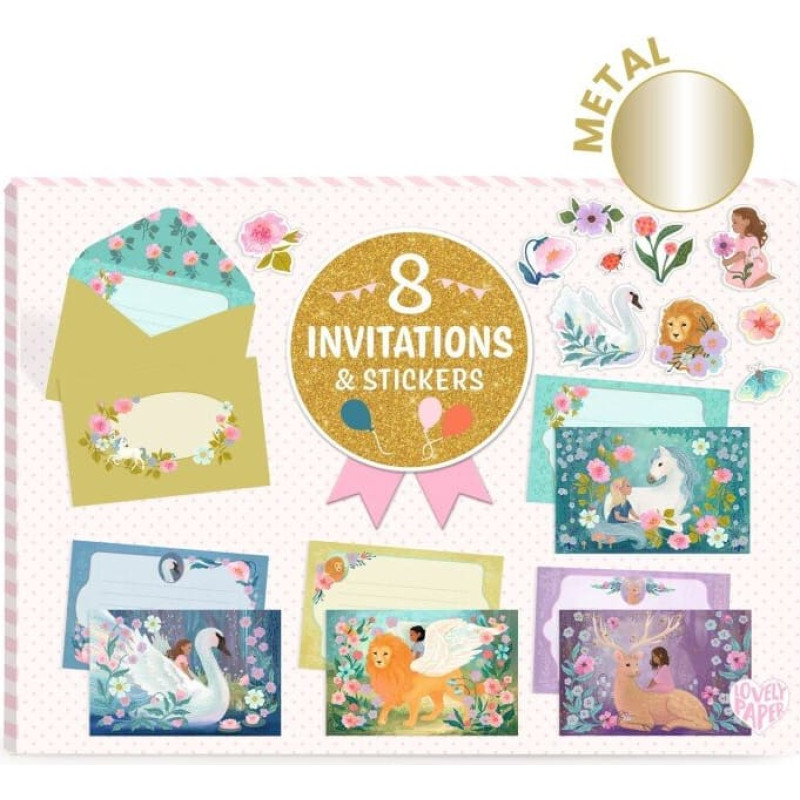 Djeco Пригласительные открытки - Удивительные существа