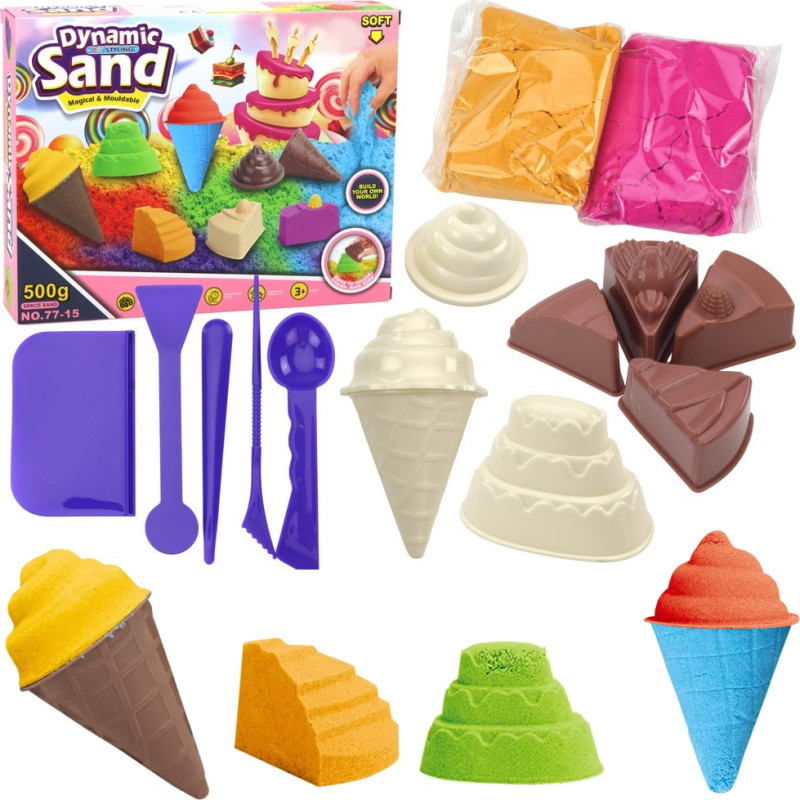 PIASEK KINETYCZNY LODY I CIASTA