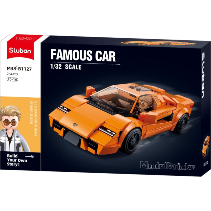 Sluban construction set, Sports car, 264 pcs.