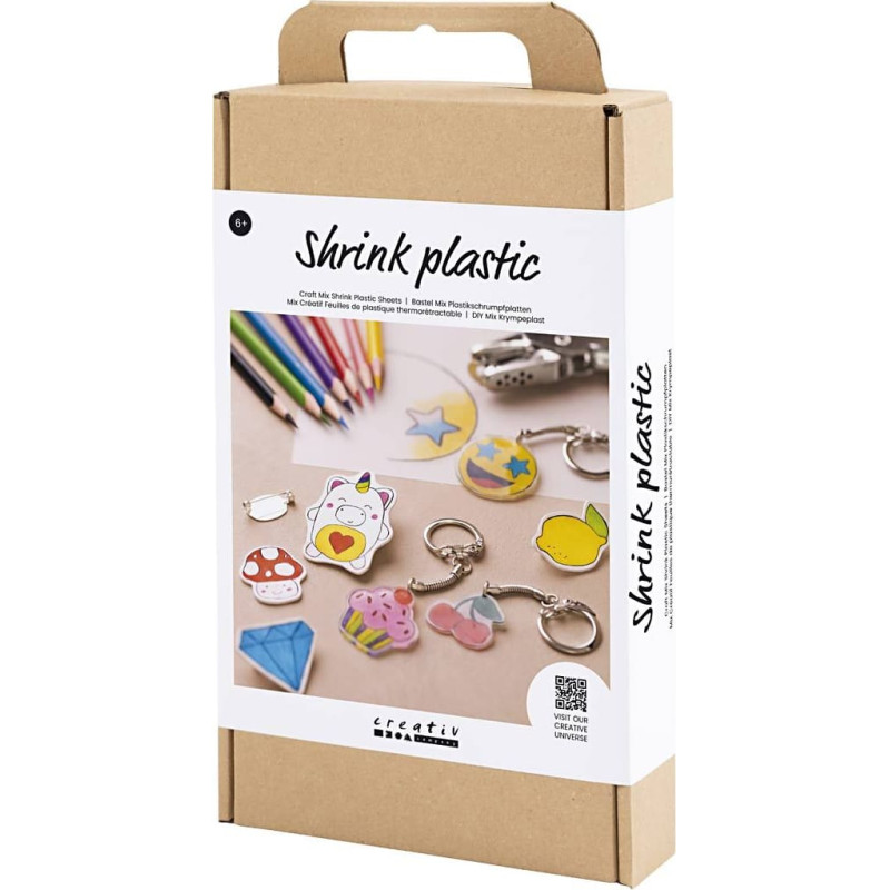 Creativ Company Creativ craft set with shrink plastic sheets - accessories
