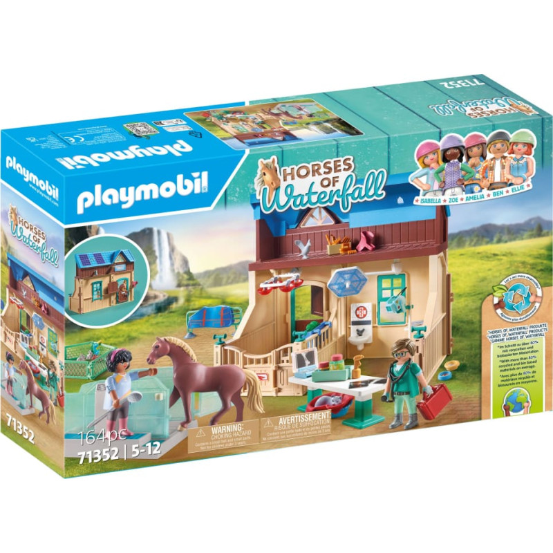 Playmobil WORLD OF HORSES Терапия верховой езды и ветеринарная практика 71352