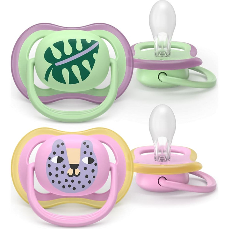 Philips Avent AVENT SCF087/13 Smoczek Ultra Air 6-18m monstera /kotek