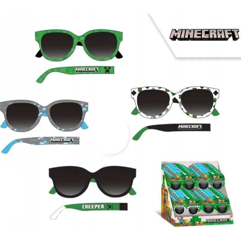 Kids Euroswan - Akcesoria Licencyjne SUNGLASSES ASSORTED MINECRAFT