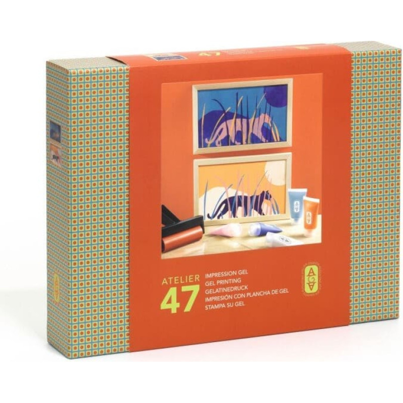 Djeco AGA - Творческая мастерская 47 - Гелевая печать