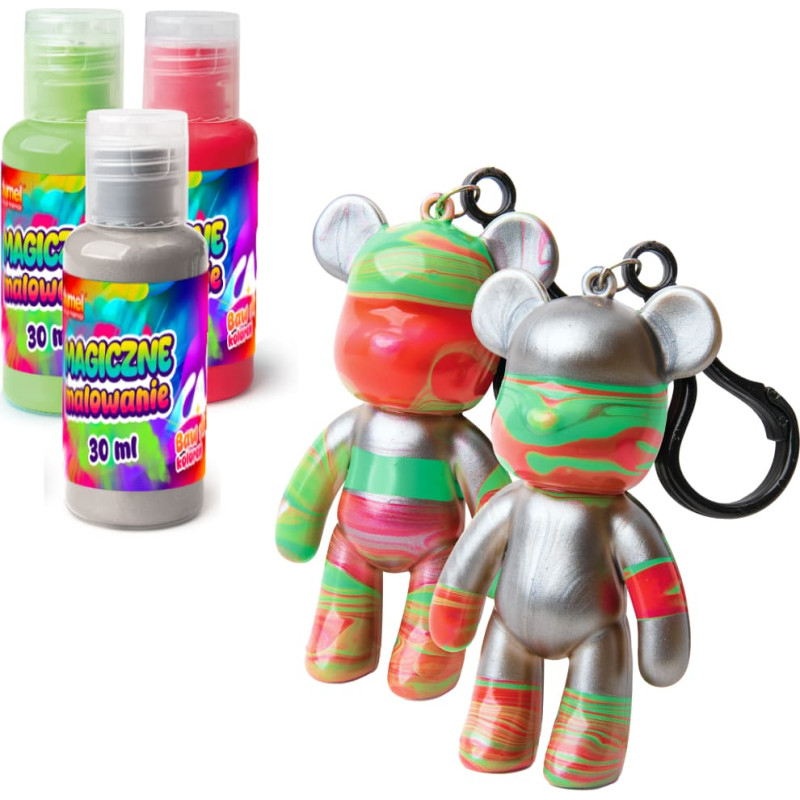 Dumel DD 30622 Magiczne malowanie - misiowe breloczki