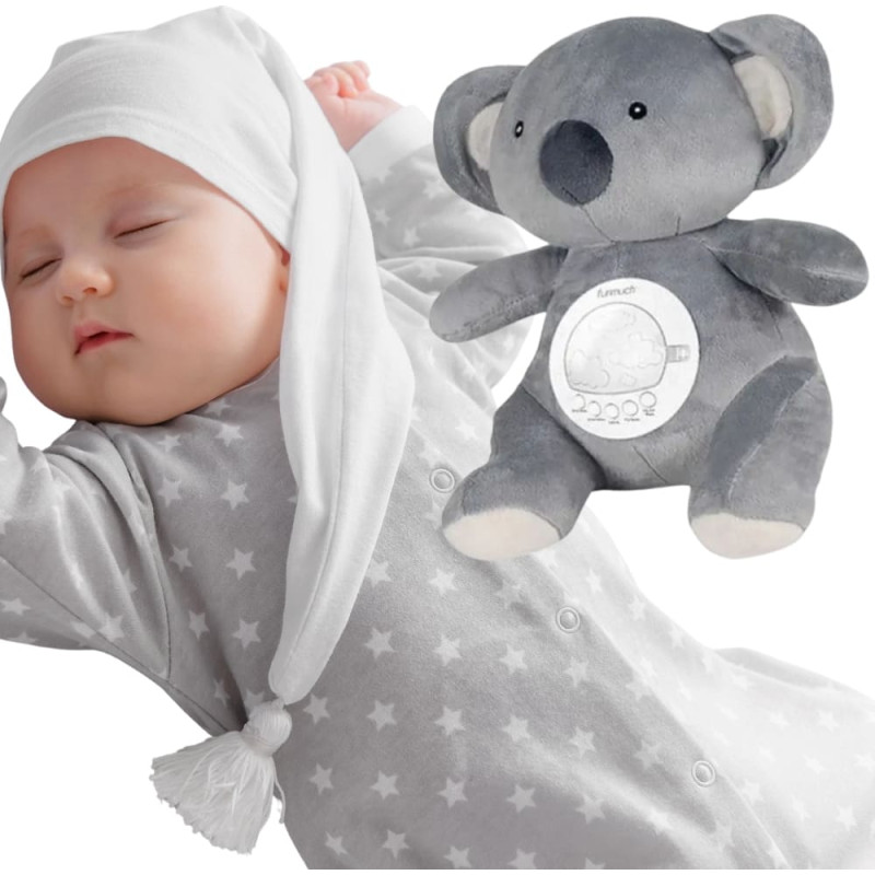 Woopie BABY Przytulanka Miś Polarny z Projektorem Uspokajacz 15 Melodii