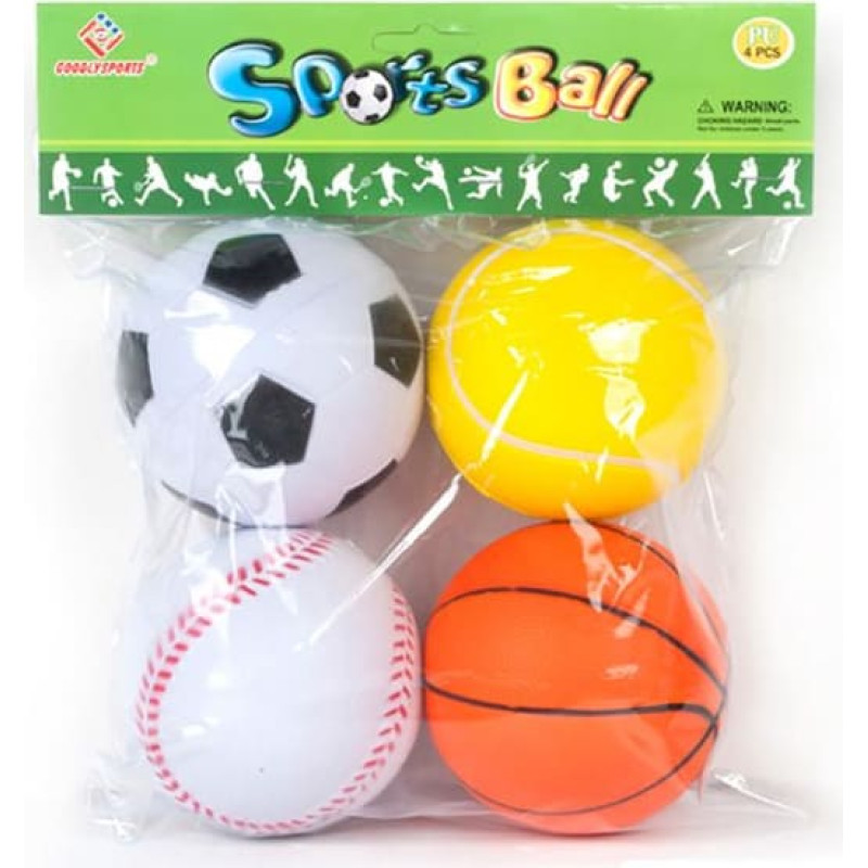 Rising Поролоновые мячики, 4 шт.