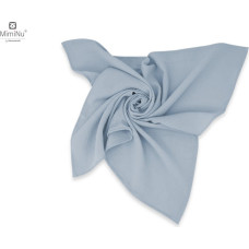 Miminu KIECZMERSKI Pieluszka 30x30 cm MUŚLIN BAWEŁNIANY bawełna 100% jeans 2-pak