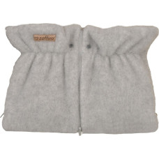 Wool two-parts hand muffs Sierra grey