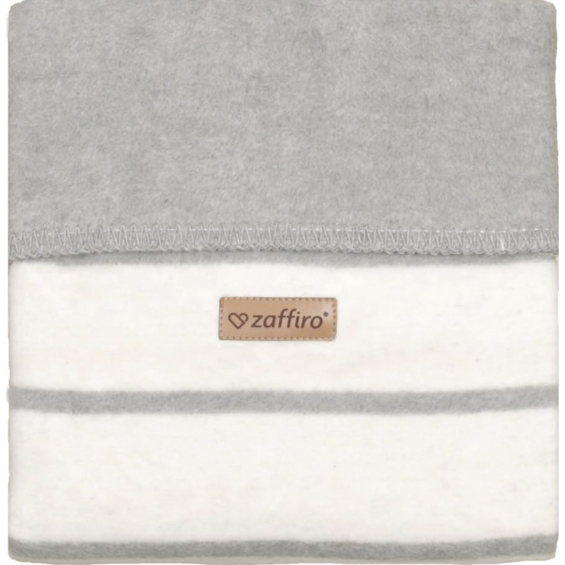 Cotton blanket Alba 75x100cm grey