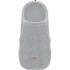 Wool footmuffs mini Nevada 0-18m grey