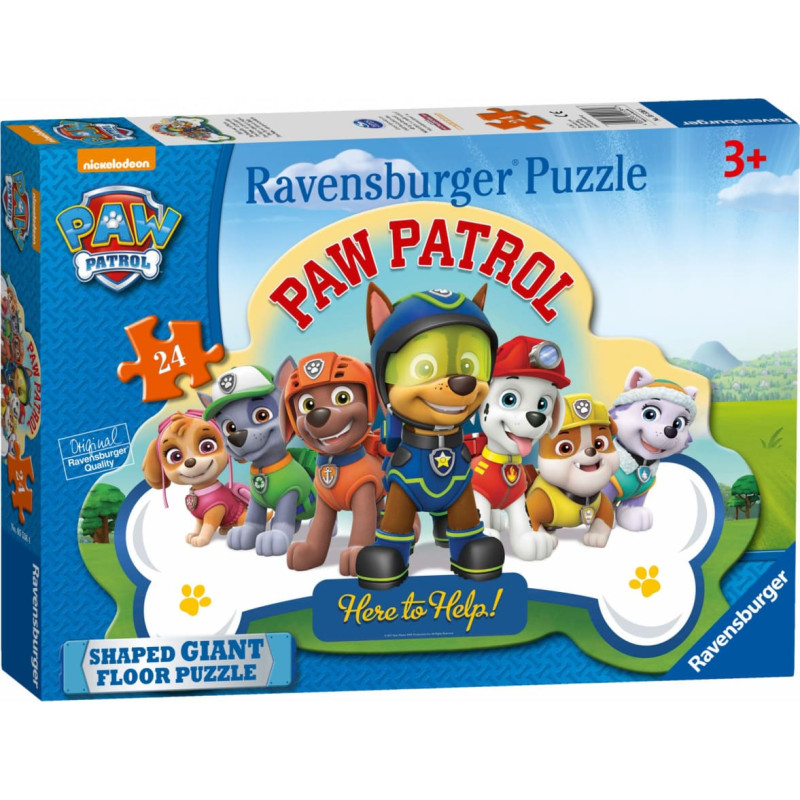 Ravensburger Фигурный пазл, 24 эл. Щенячий патруль