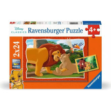 Ravensburger Пазл 2x24 элемента Король Лев