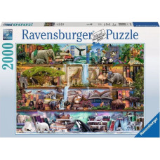 Ravensburger Пазл 2000 Полки дикого королевства