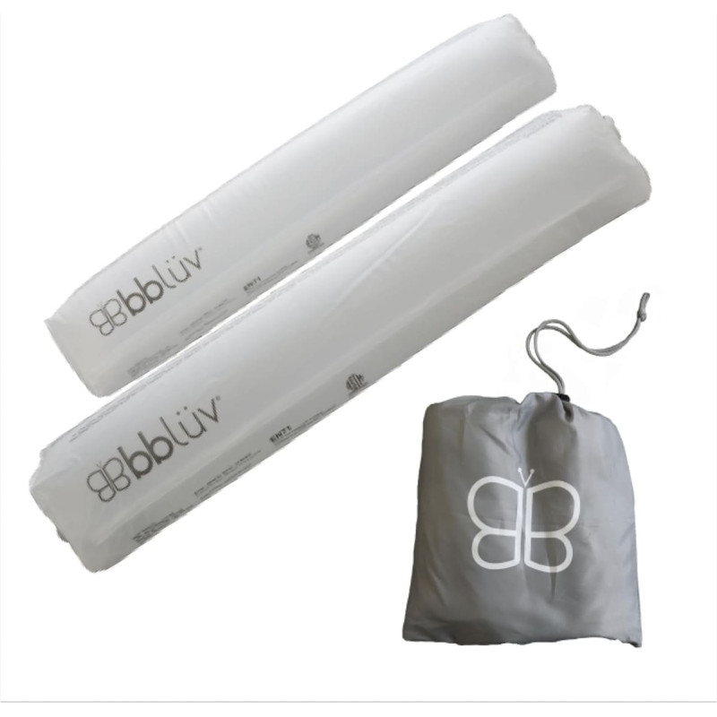 Bbl&uuml;v B&uuml;mps нескользящие надувные бортики для кровати, 2 шт., без BPA и фталатов