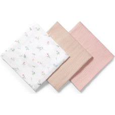 Babyono 828/01 SUPER SOFT CRUSHED MUSLIN DIAPERS PINK