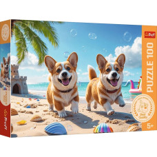 Trefl 16536 Puzzle 100 Corgi - piesek