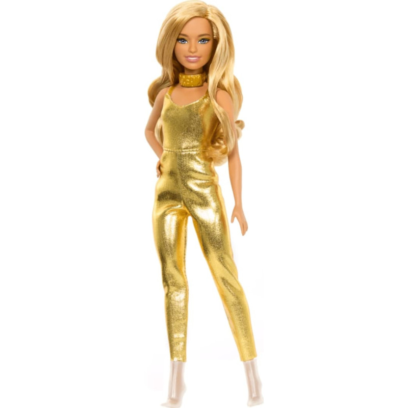 Barbie® Fashionistas® nukk kuldses kostüümis