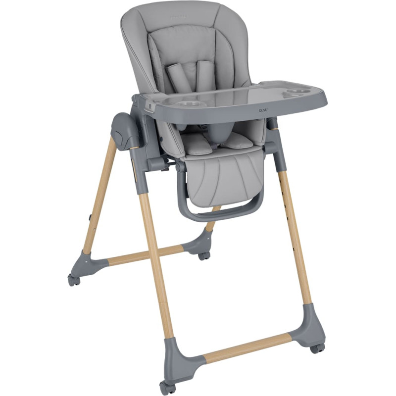 KIKKABOO Стол для кормления Olive 2 Grey