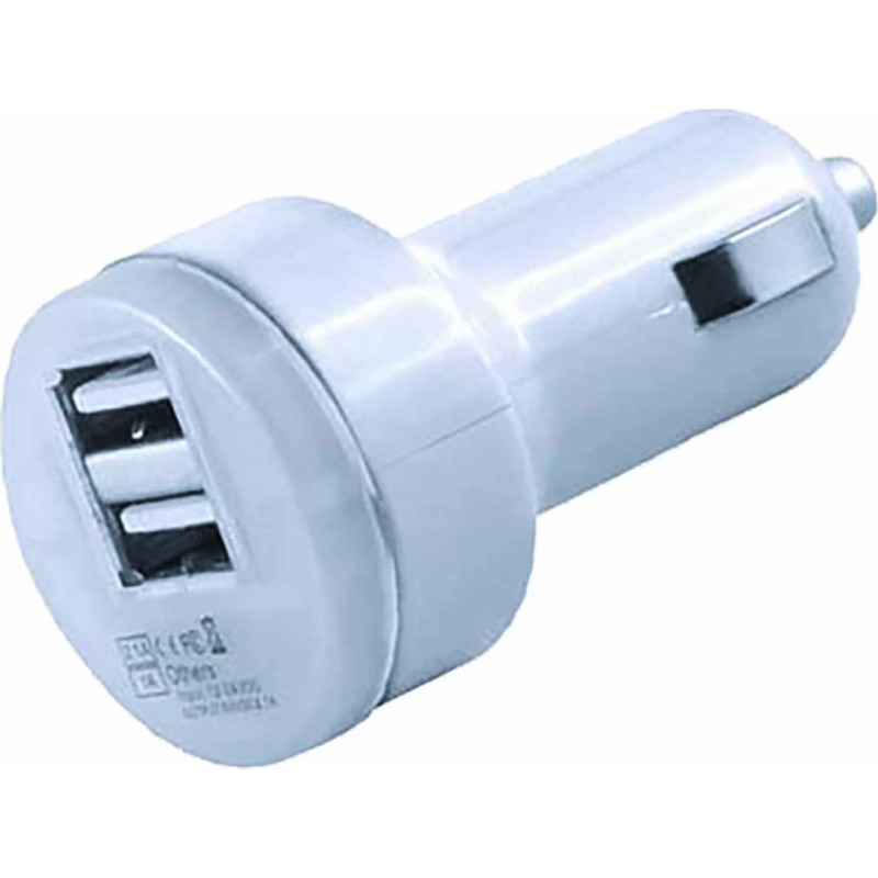 Bottari Двойное автомобильное зарядное устройство USB 1 +2.1AMP "X-ALL"